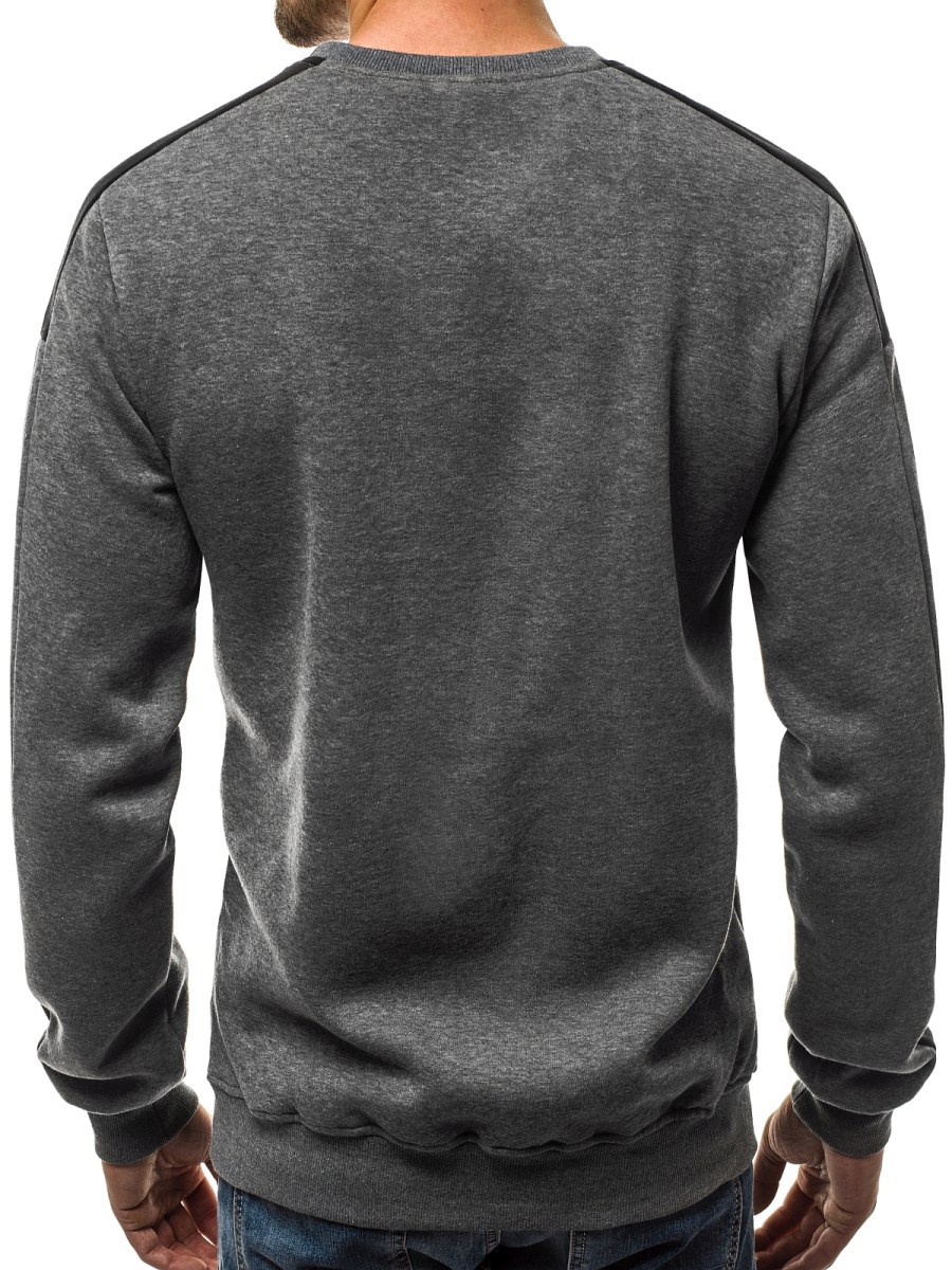 European Large Men's Fleece Sweater