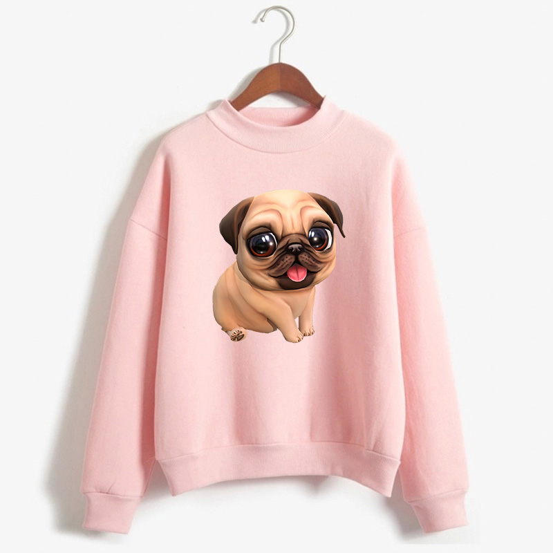 Title 12, Beautiful and cute pug print sweatshirt