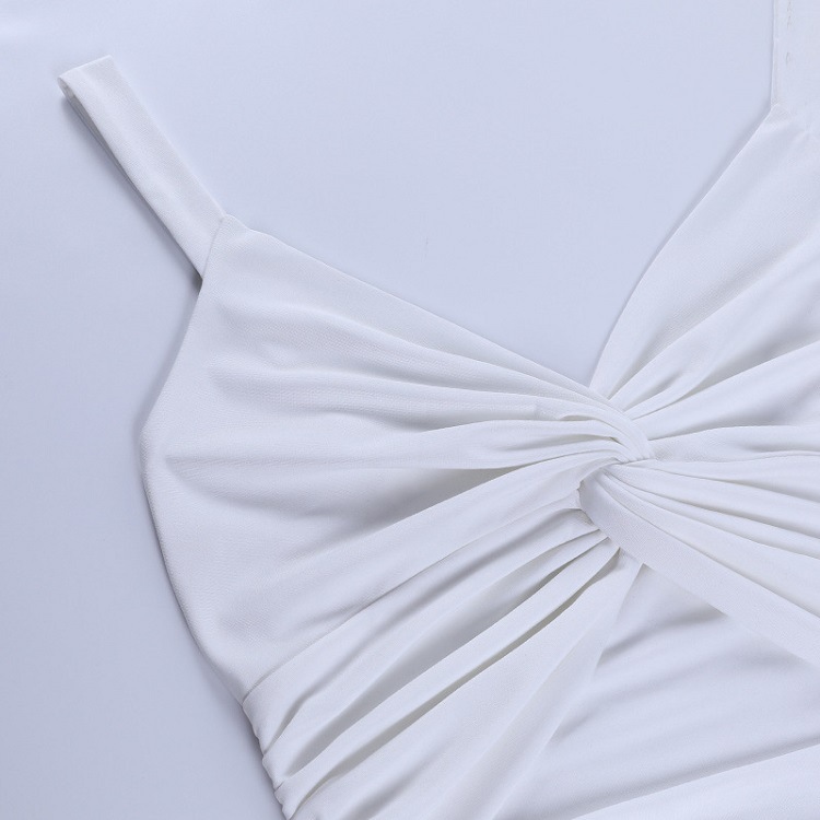 Fitness Yoga Vest Pleated Cross Sling Top