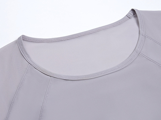 Title 16, Mesh Stitching Yoga Short-sleeved Loose