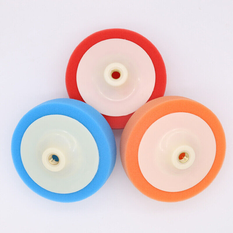 6 PACK OF 150MM VAN CAR BOAT POLISHING HEADS SPONGE MOP POLISH PADS M14 THREADS 5