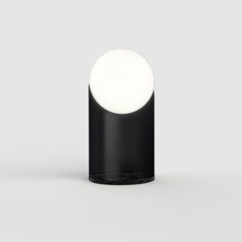 Marble Table Lamp Glass Ball Bedroom Bedside — foto 5