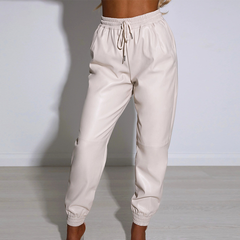 Title 6, Fashion Elastic Waist All-match Casual Harem Pants