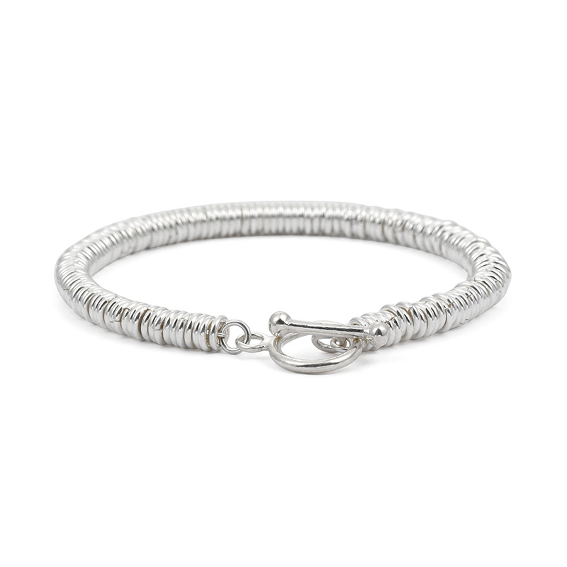 Minority Design Men's Simple Plain Circle Bracelet