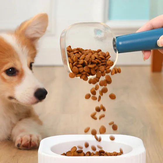 Universal Spoon Transparent Scale Dog Food Bag Clip Cat