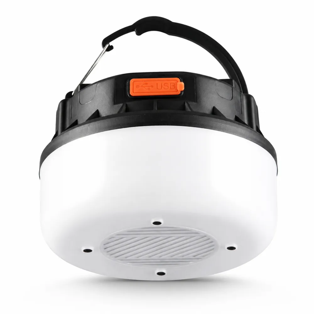 D41 1 Camping Lantern 1800mAh Hanging Hook Type C For Outdoor Factory Supply Solar Powered