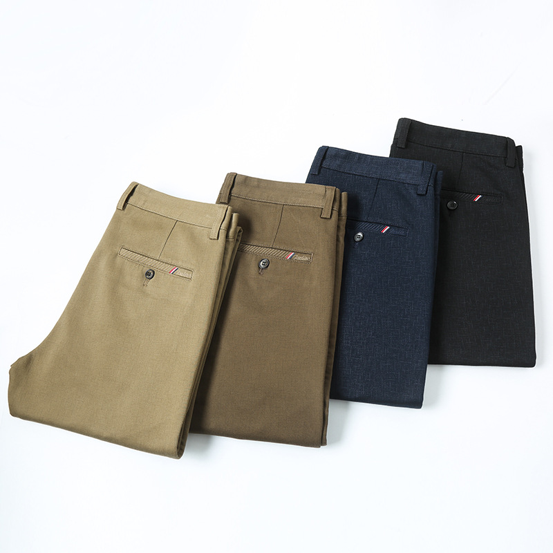 Title 5, New Mens Business Straight-Leg Casual Pants Co...