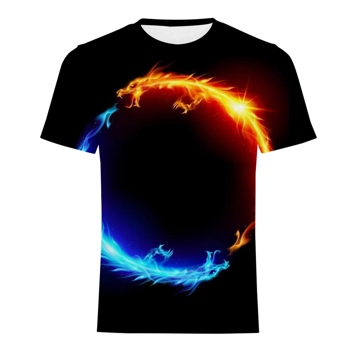 Title 17, Herren Fashion Casual T-Shirt mit Digitaldruck ...