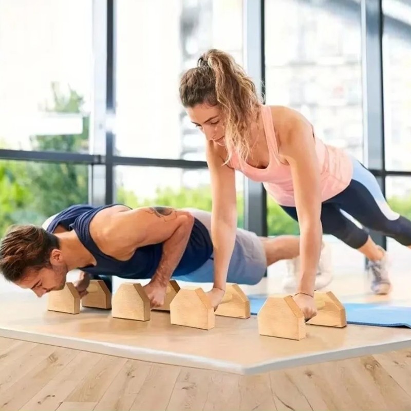 Wooden Push Up Bars, picture 1 of 2