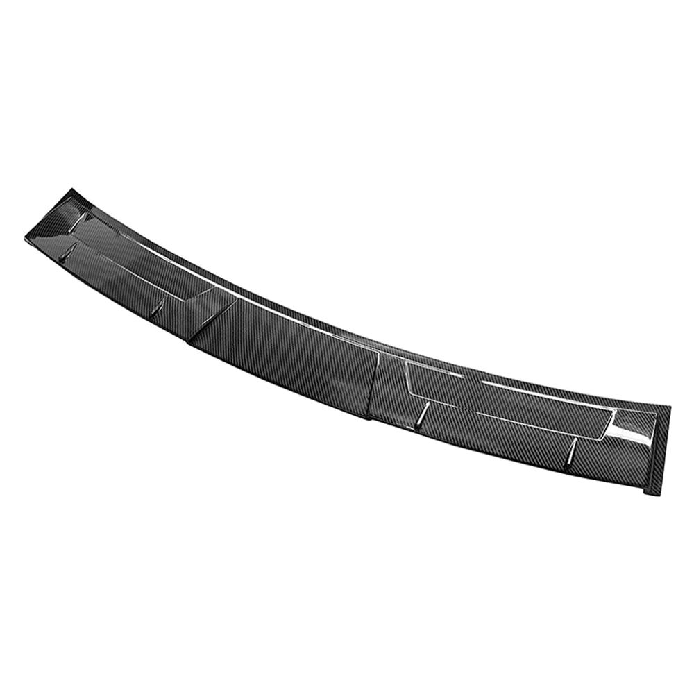 Fits 14-23 Infiniti Q50 V Style Carbon Fiber Print Rear Window Roof Spoiler Wing — foto 8