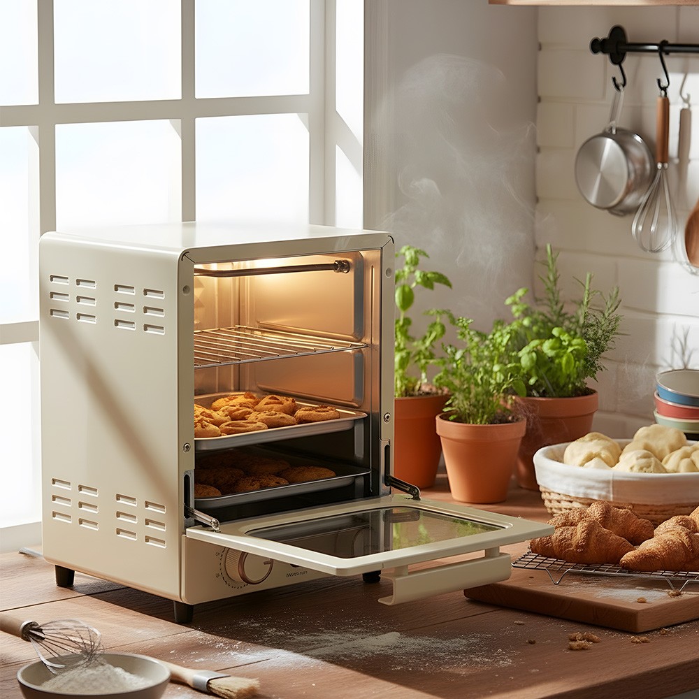 15L 3 Tiers Mini Oven Kitchen Electric Toaster Grill Portable Baking Cooker — image 10