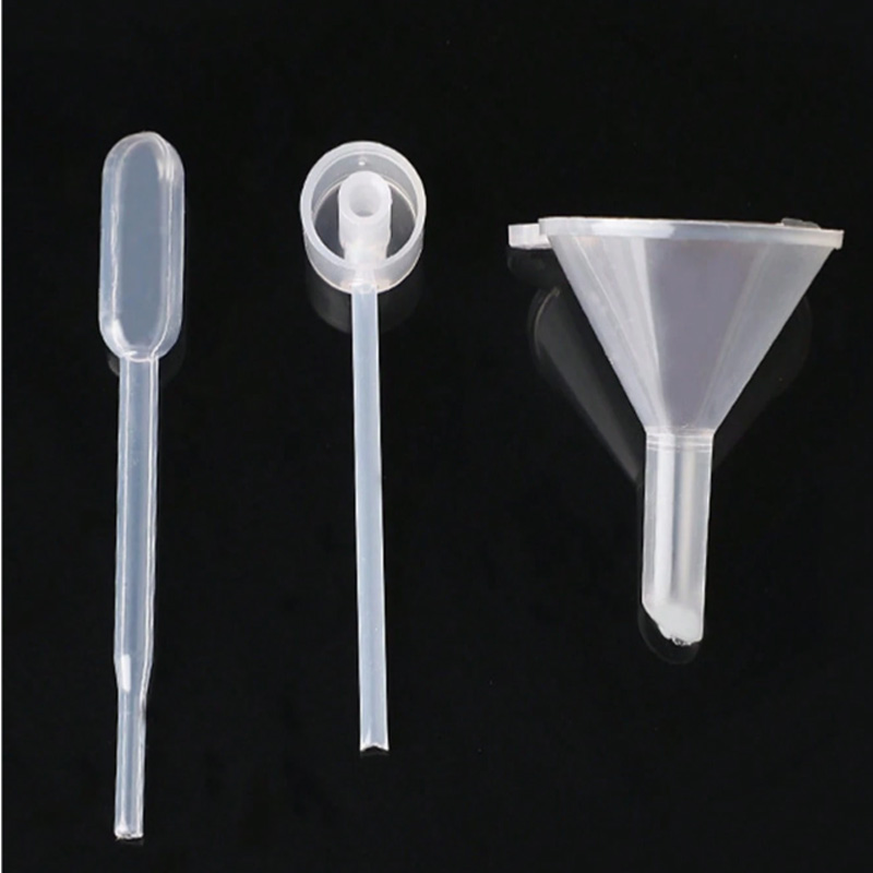 3pcs Mini Plastic Dispenser For Fragrance Diffuser Dropper Bottle Liquid Essential Oil Drip Pump Head Dispensing Tool — foto 8