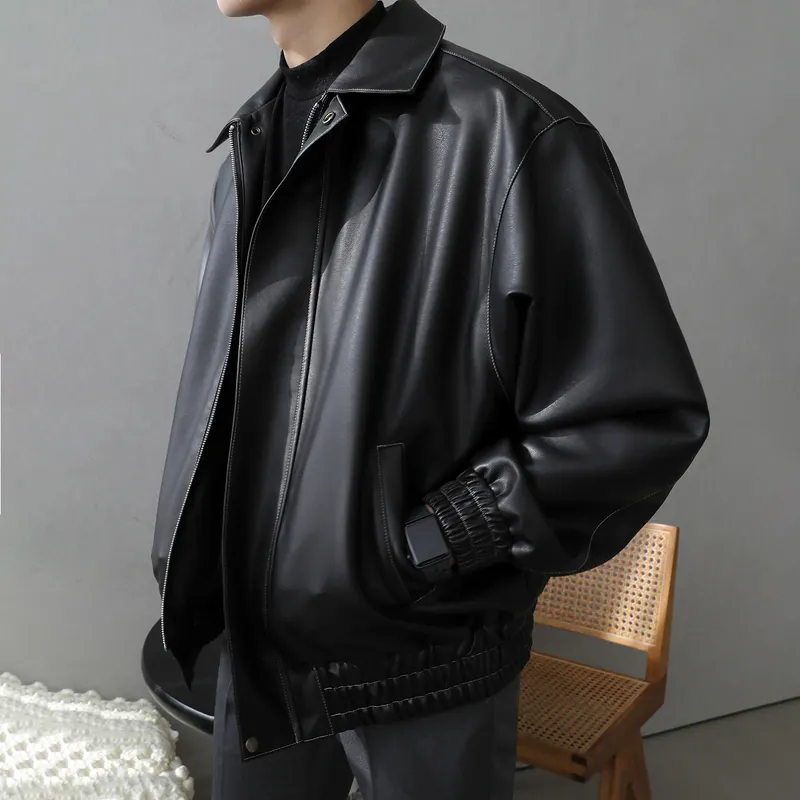Leather Men's Spring And Autumn