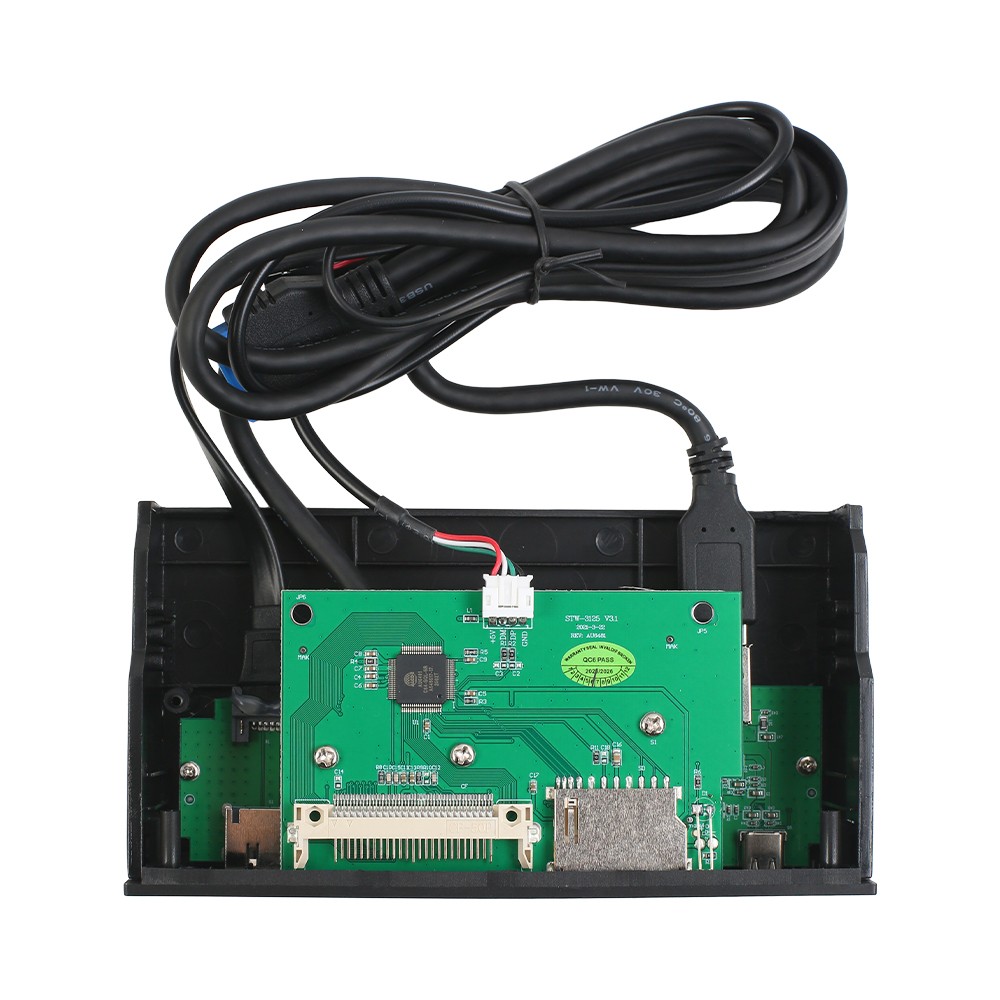 5.25 Internal Card Reader Media Dashboard PC Front Panel Type-C USB 3.0 ESATA — image 3