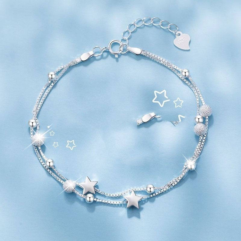 Free Lettering Japanese Style Star Bracelet