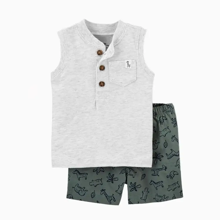 Summer Two-Piece Baby Short Sleeve