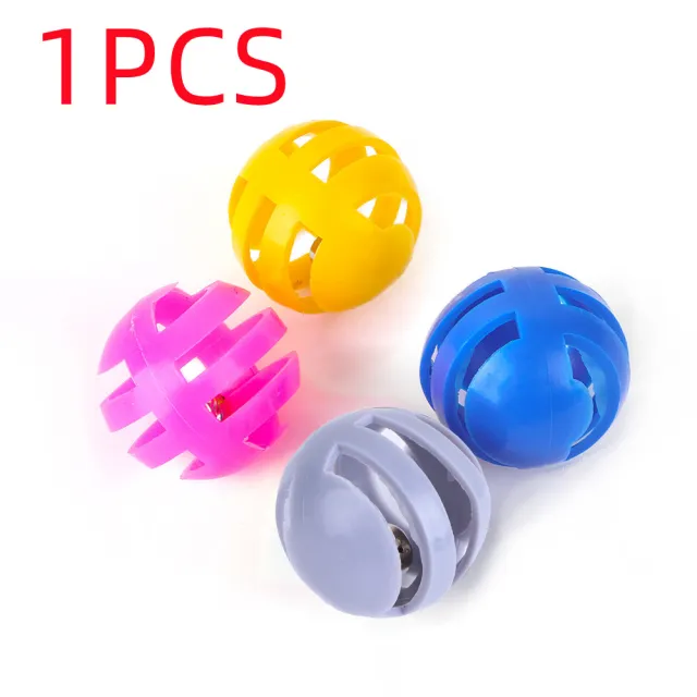 Pet Cat Toy Color Plastic Bell Ball Random Color - Shop at LoveMi
