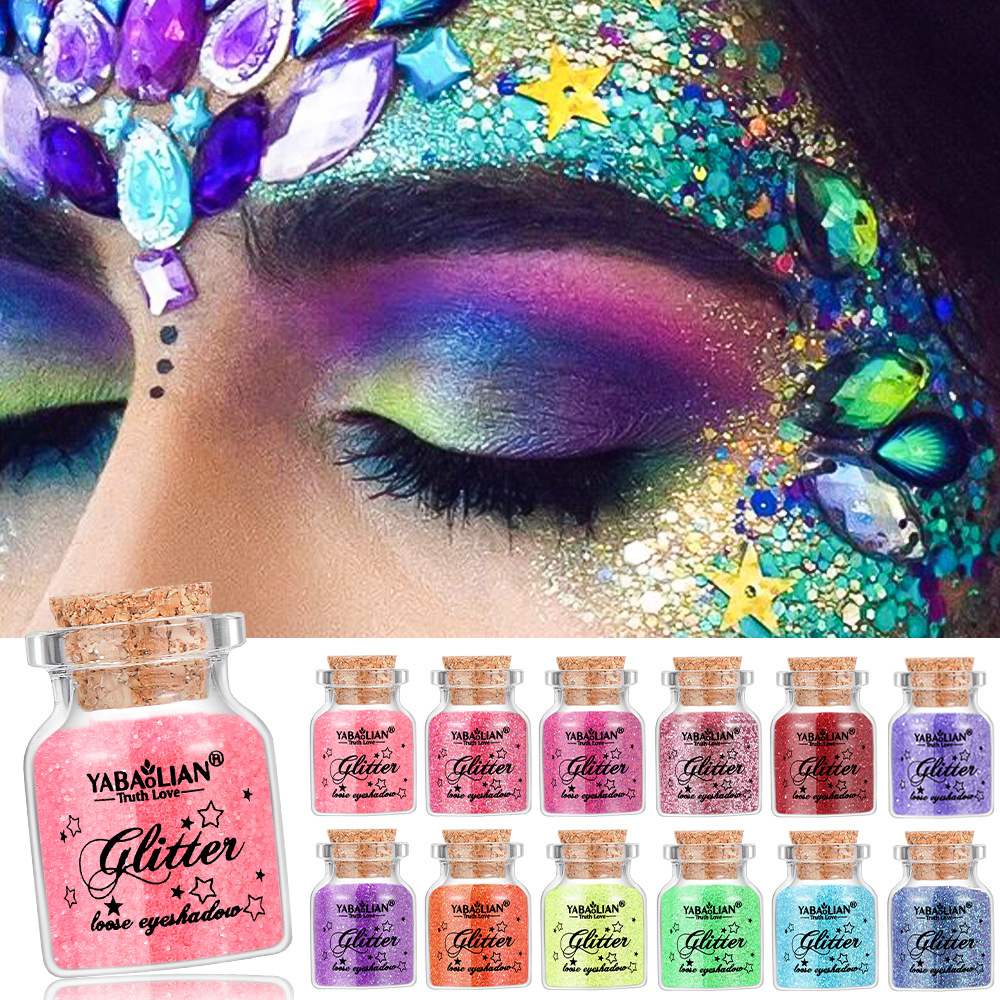 Sequin Eyeshadow Facial And Body Performance Stage Nightclub Makeup