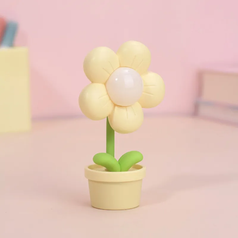 Mini Flower Small Night Lamp Cute Atmosphere Bedside Creative Home Decor Bedroom Ambient Lights – image 9
