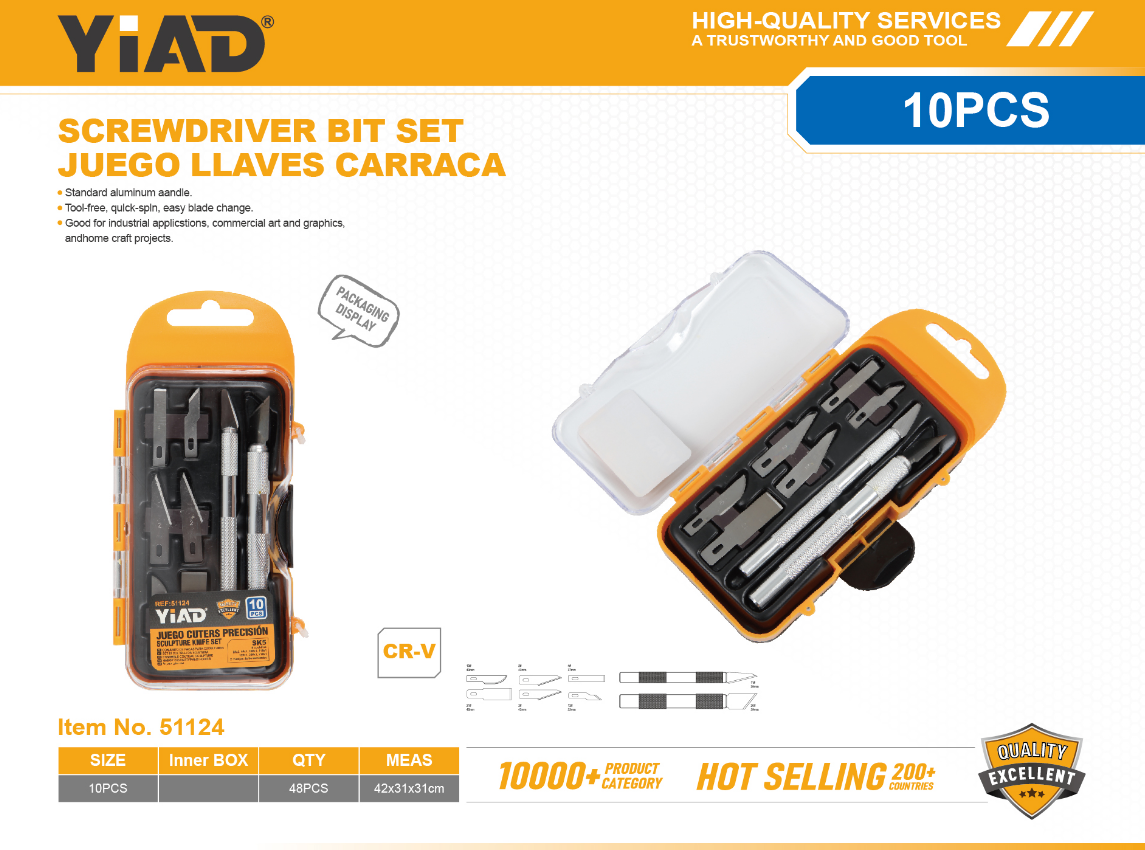 10pcs, Carving Knife Set – Only Support Self-pickup, Free Shipping Price Is Anti-auction Pric