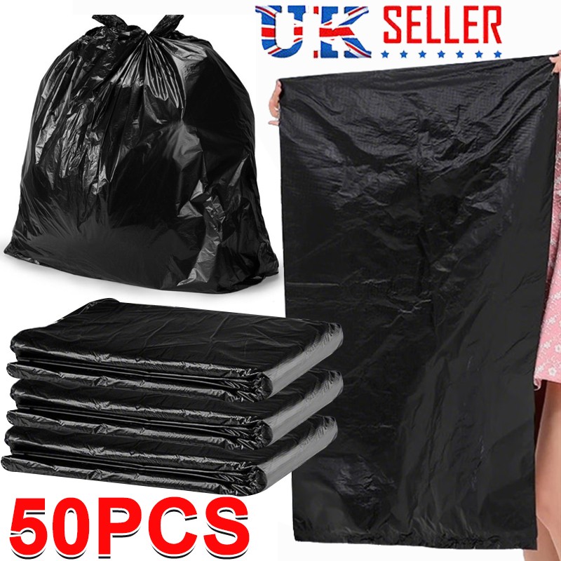 50HEAVY DUTY RUBBLE BUILDERS RUBBISH WASTE BAGS THICK HEAVY STRONG UK — image 7