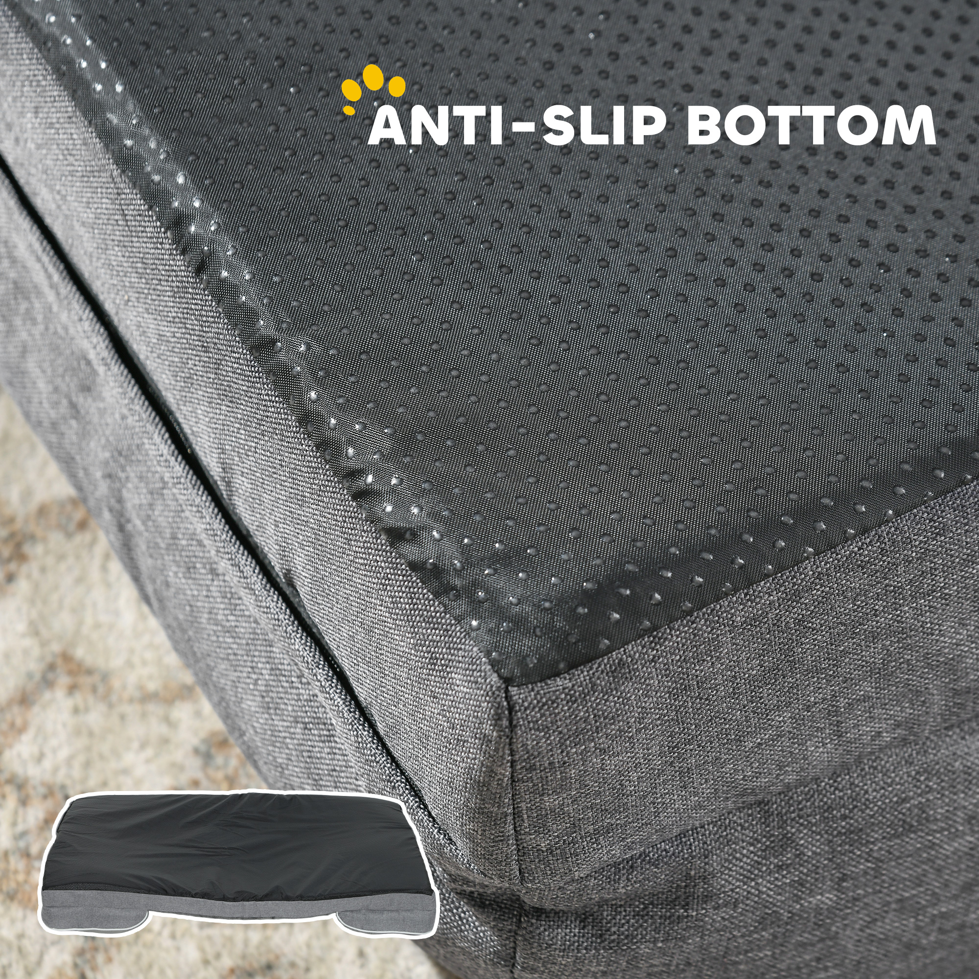 Dog Sofa Bed, Detachable Machine Wash Pet With Non Slip Bottom, Suitable — image 7