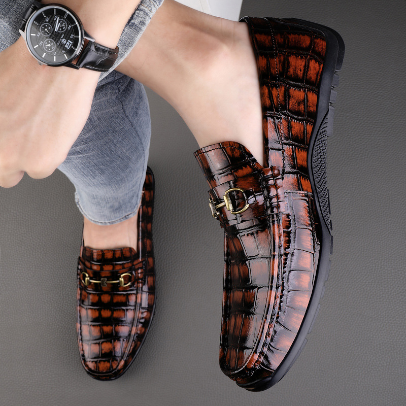 Business Casual Shoes Men's Foot Pedal