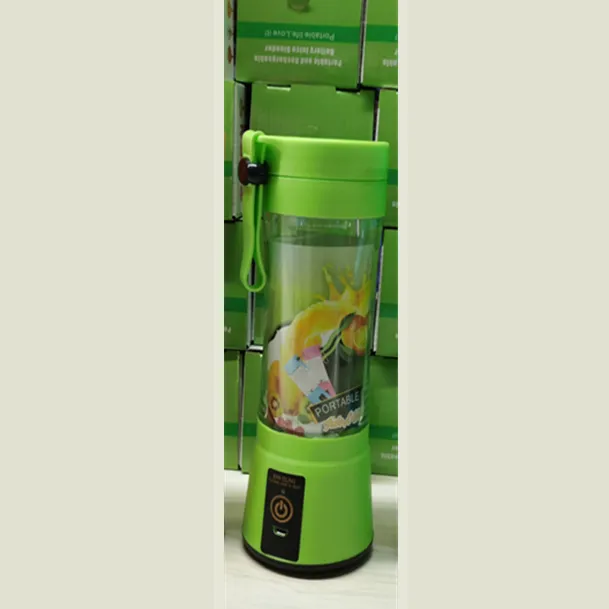 Portable Blender With USB Rechargeable Mini Kitchen Fruit Juice Mixer Home Simple Portable Electric Mini Juicer Green - Shop at LoveMi