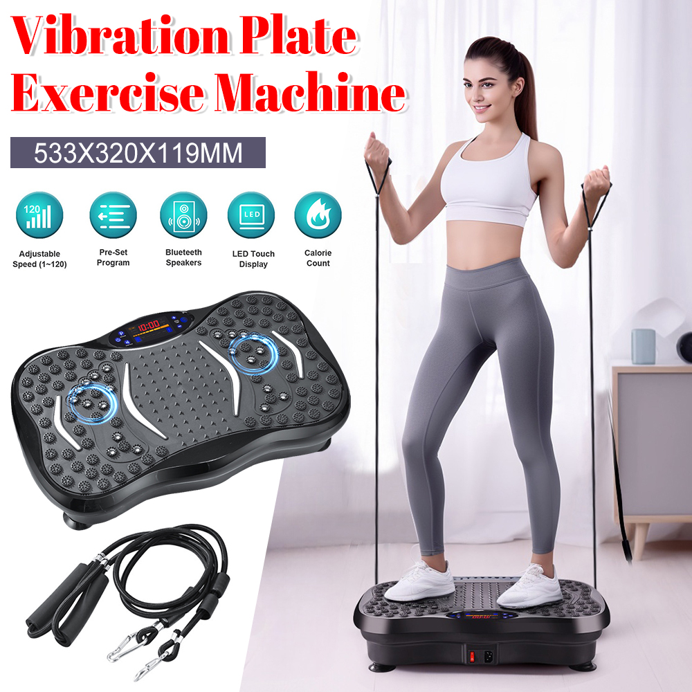 Vibration Plate, Bluetooth Compatible, Whole Body Rhythm Shaker, Adjustable Speed, Weight Loss Fat Loss Machine