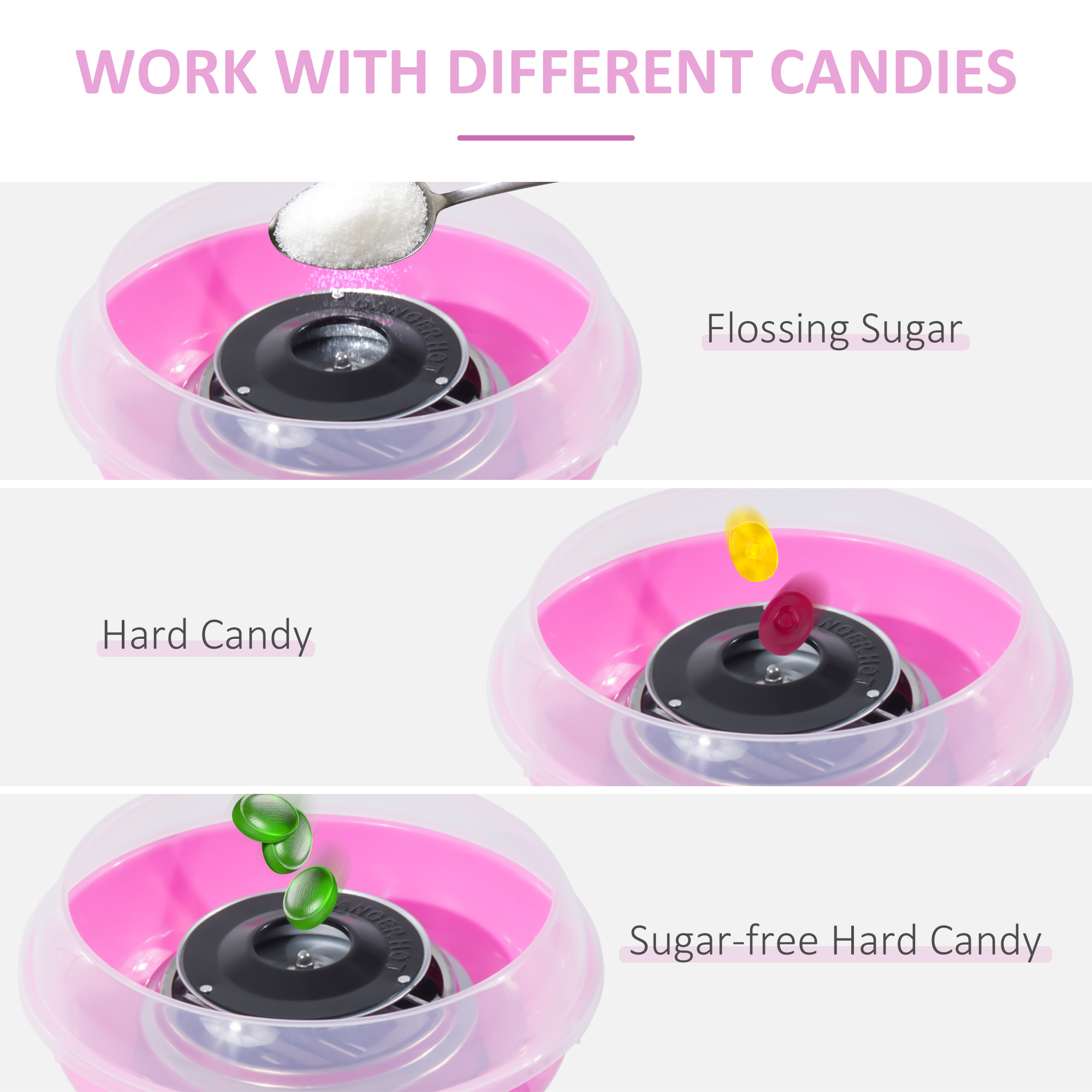 Cotton Candy Machine Electric Maker 450W P Ink — image 11
