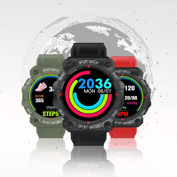 Smart Bracelet Bluetooth Wearable Watch Exercise Meter Step Heart Rate Monitoring