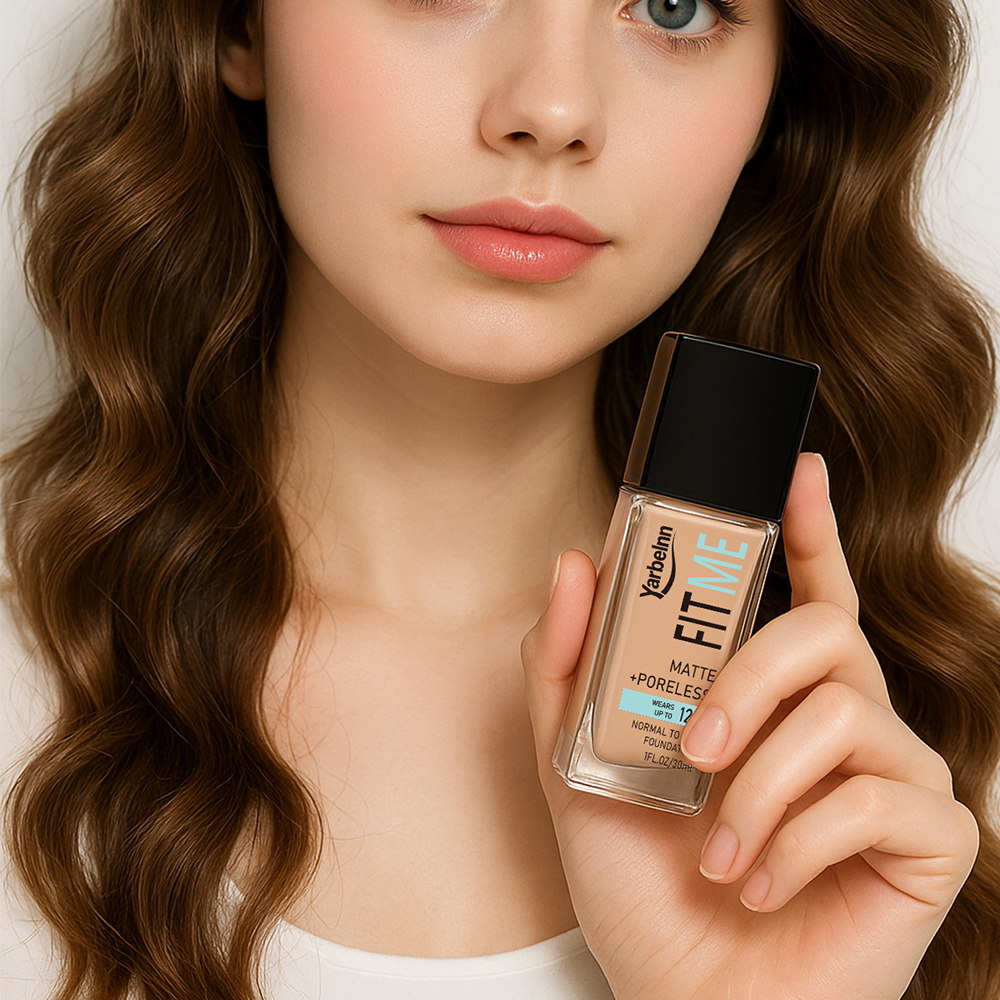Matte Poreless Foundation, Full Coverage Conceal Acne Marks, Long Lasting Oil Control Face Makeup Base, 30ml 4