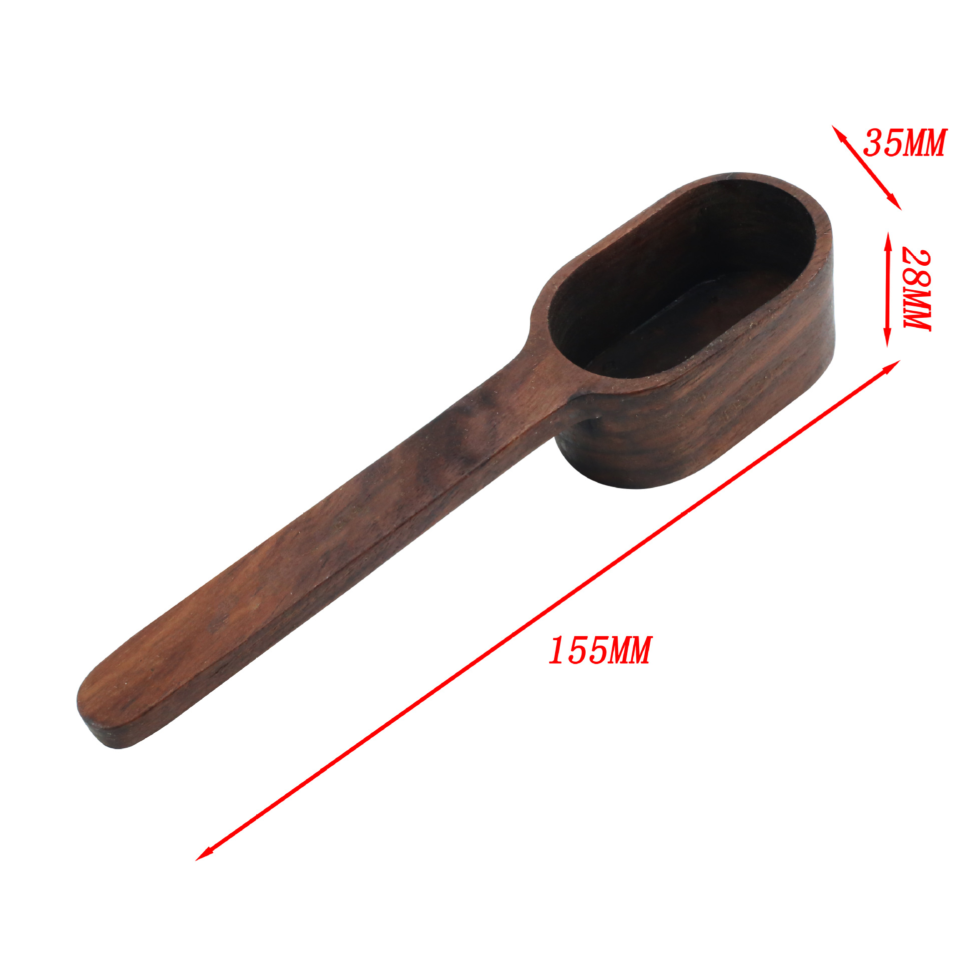 Title 3, Measuring Spoon Black Walnut Wooden Spoon