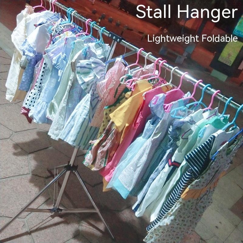 Removable Clothes Hanger Foldable And Portable Clothes Rack Selling Display Shelf Floor