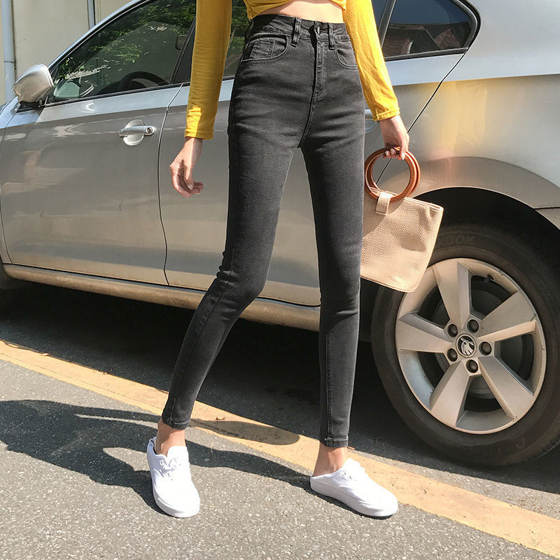 Pants Female Student Is Eighth Thin In Winter