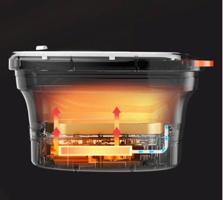 500W Electric Infrared Foot Massager Wet Bath Spa Relax Therapy Pedicure Soothe