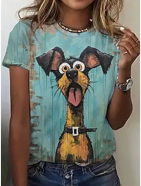 Women's Crew Neck ShortSleeve TShirt