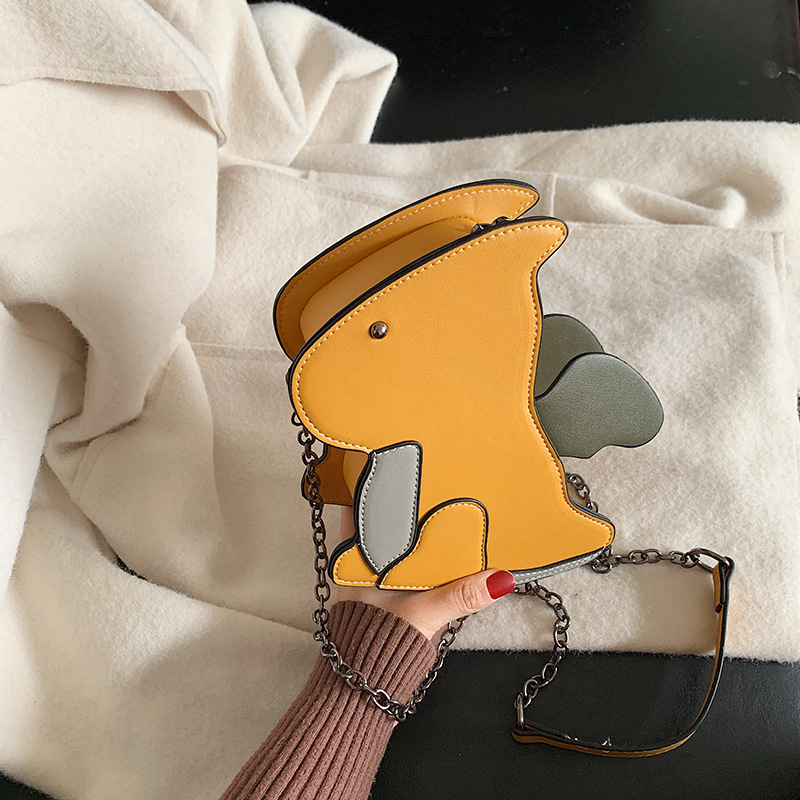 Dinosaur Funny Cartoon Chain Messenger Handbag