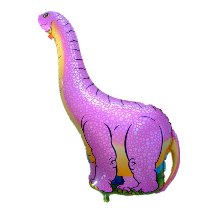 Pink longnecked dinosaur