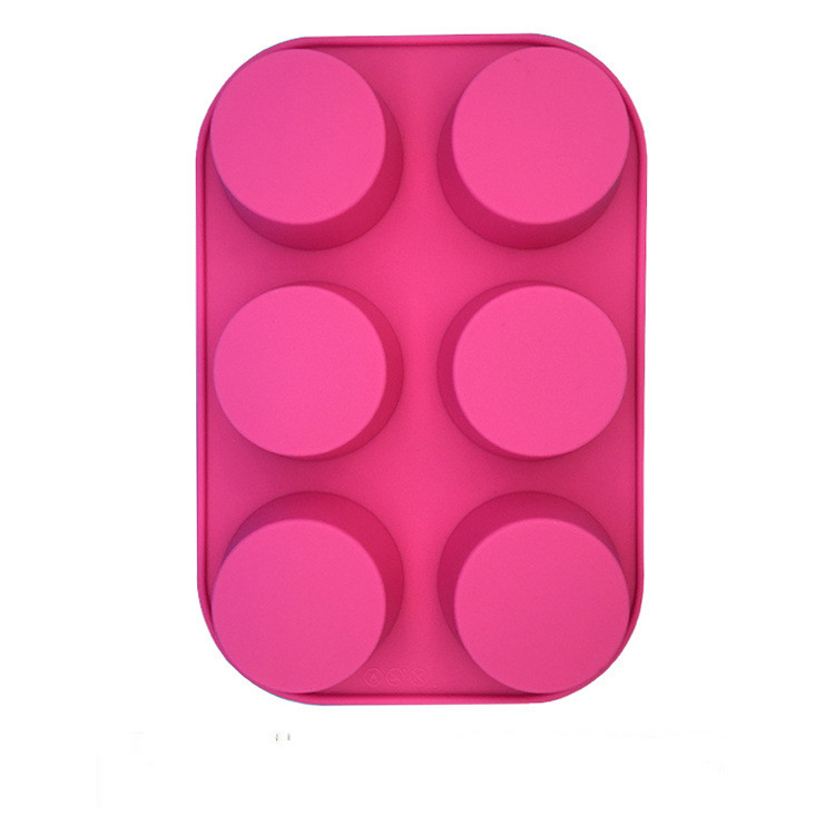 Title 2, 6 Even Round Silicone Cake Chocolate Mold