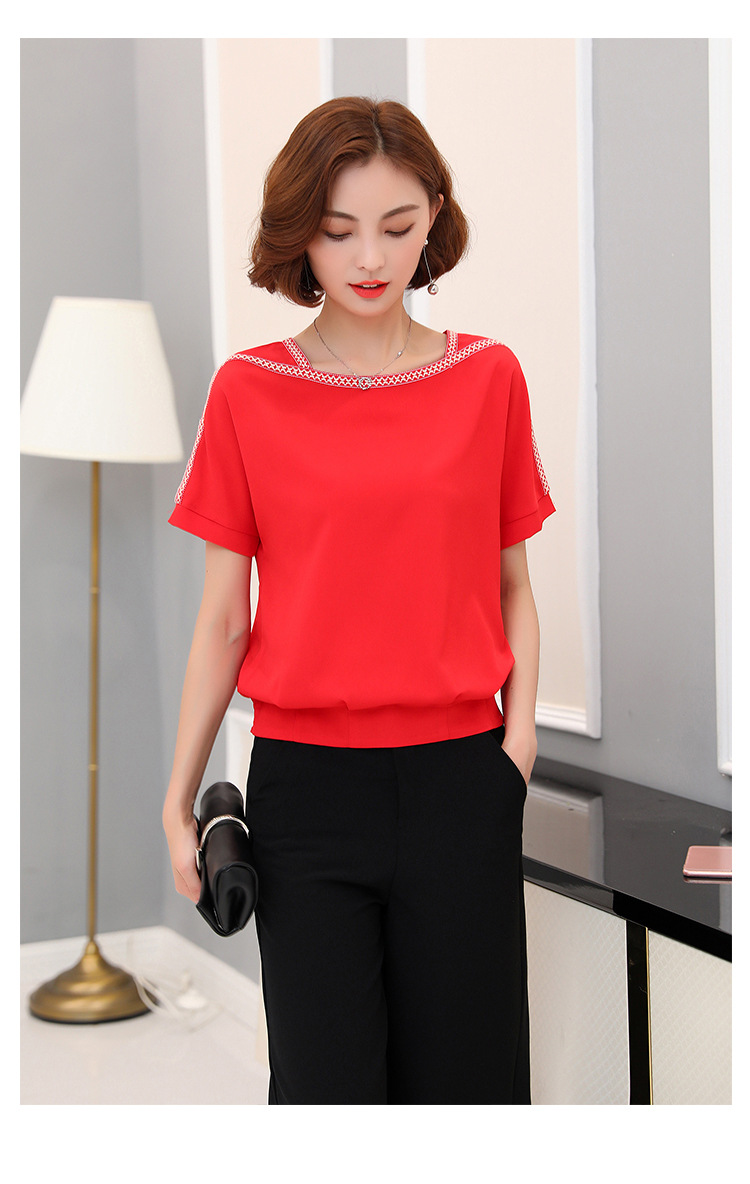 Title 3, Loose And Versatile Korean Style Bat Shirt Fash...