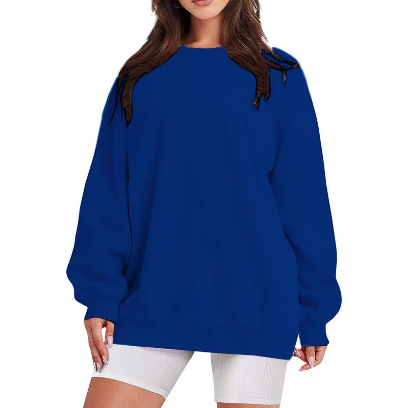 Women Oversized Crewneck Sweatshirt, Long Sleeve Loose