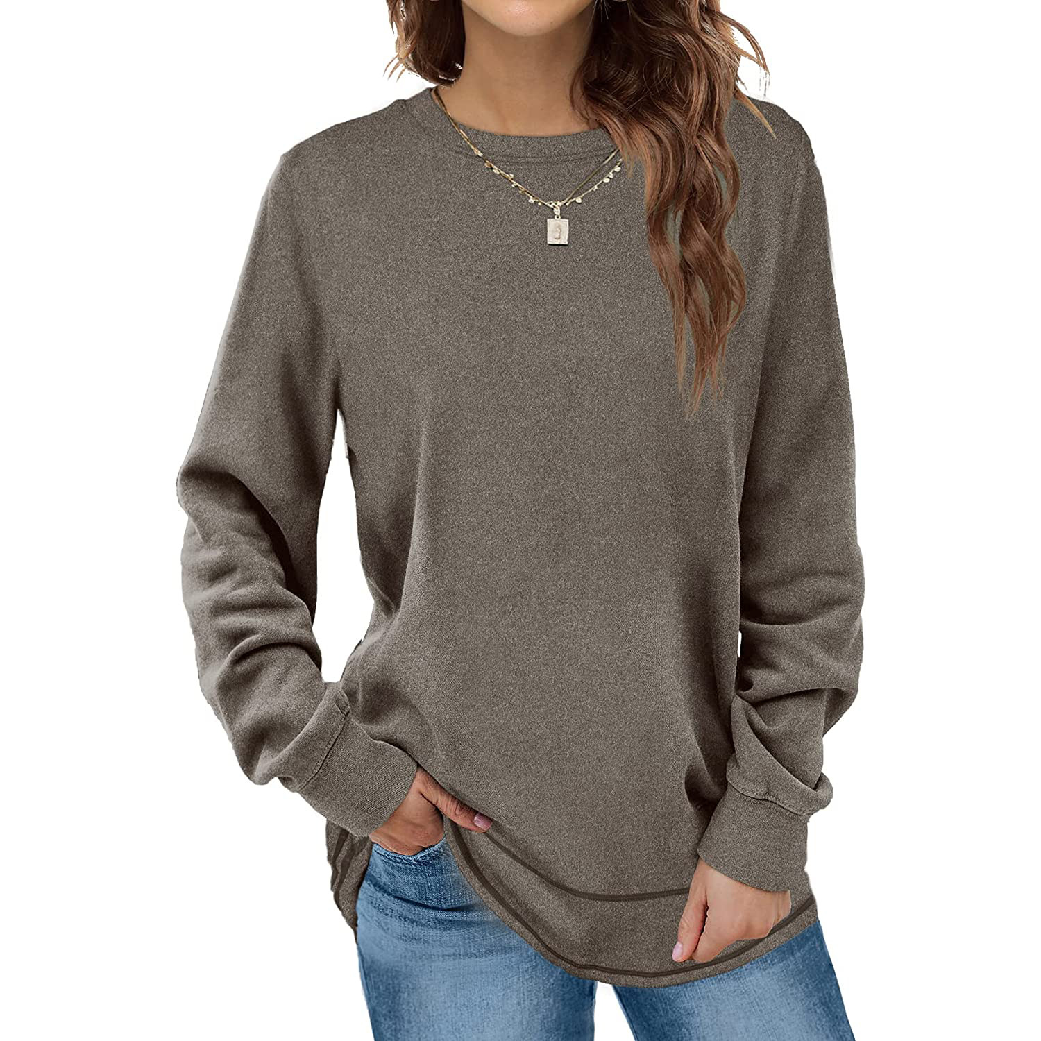 Title 4, Sweatshirt Crew Neck Long Sleeve Shirt