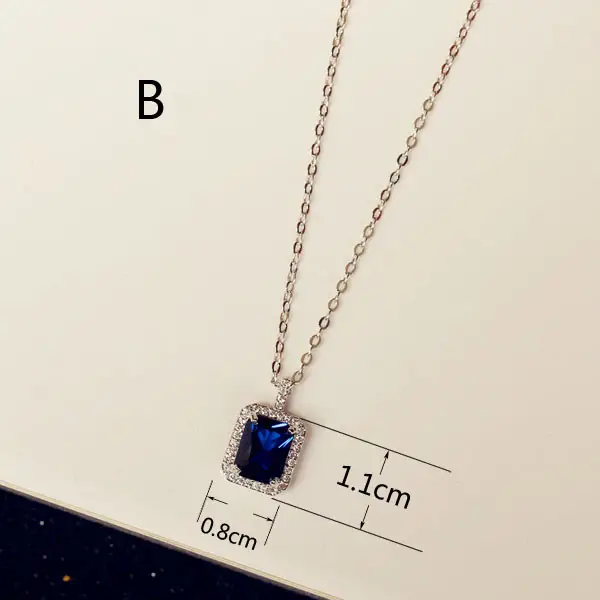 Noble And Versatile Simple Short Crystal Clavicle Chain
