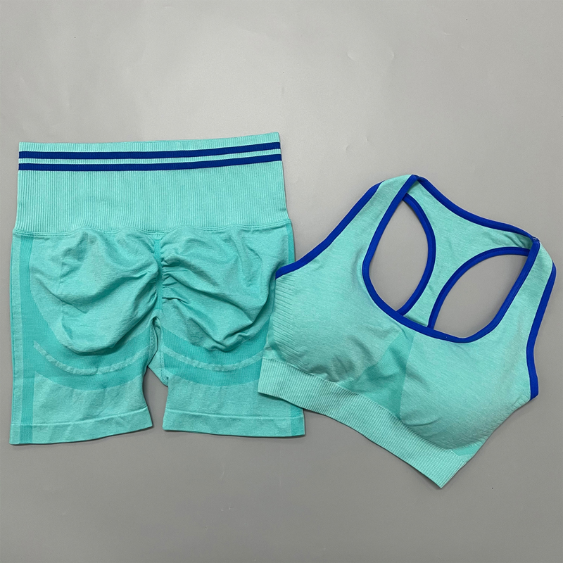 Women's Fitness High Waist Tight-fitting Sweatpants Beauty Back Yoga Bra