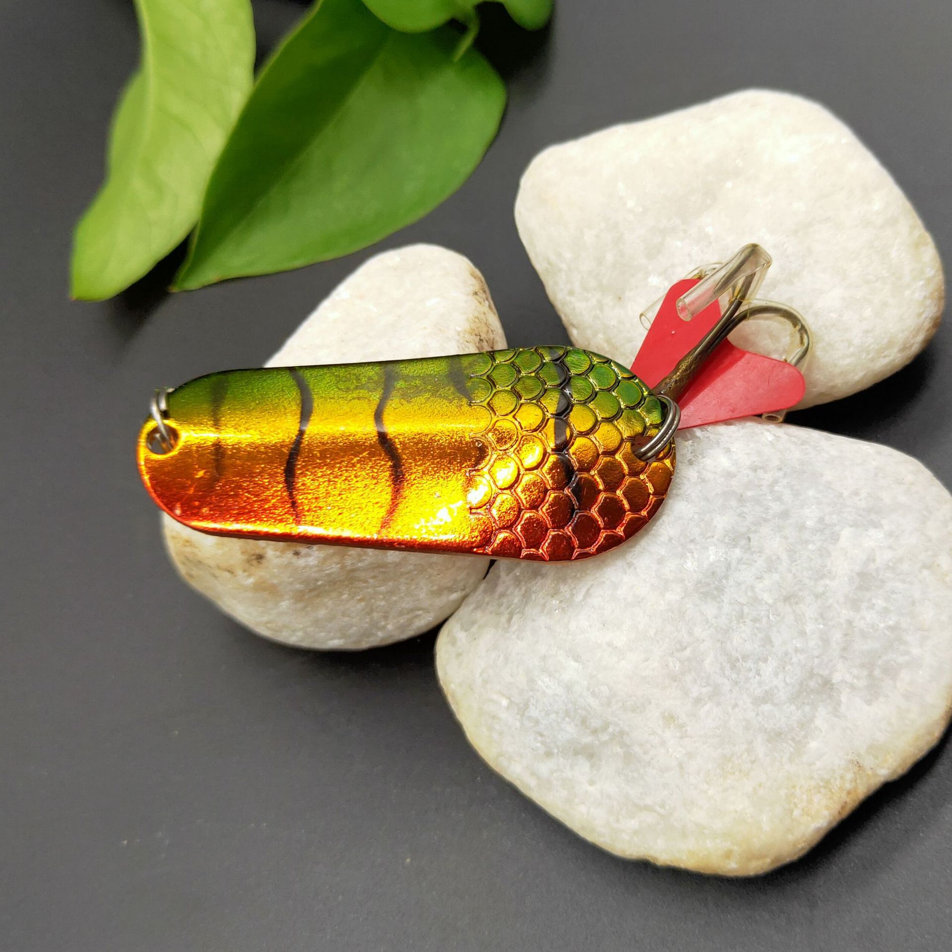 Title 2, Colorful Red Heart Lure Sequin Spoon-shaped Seq...