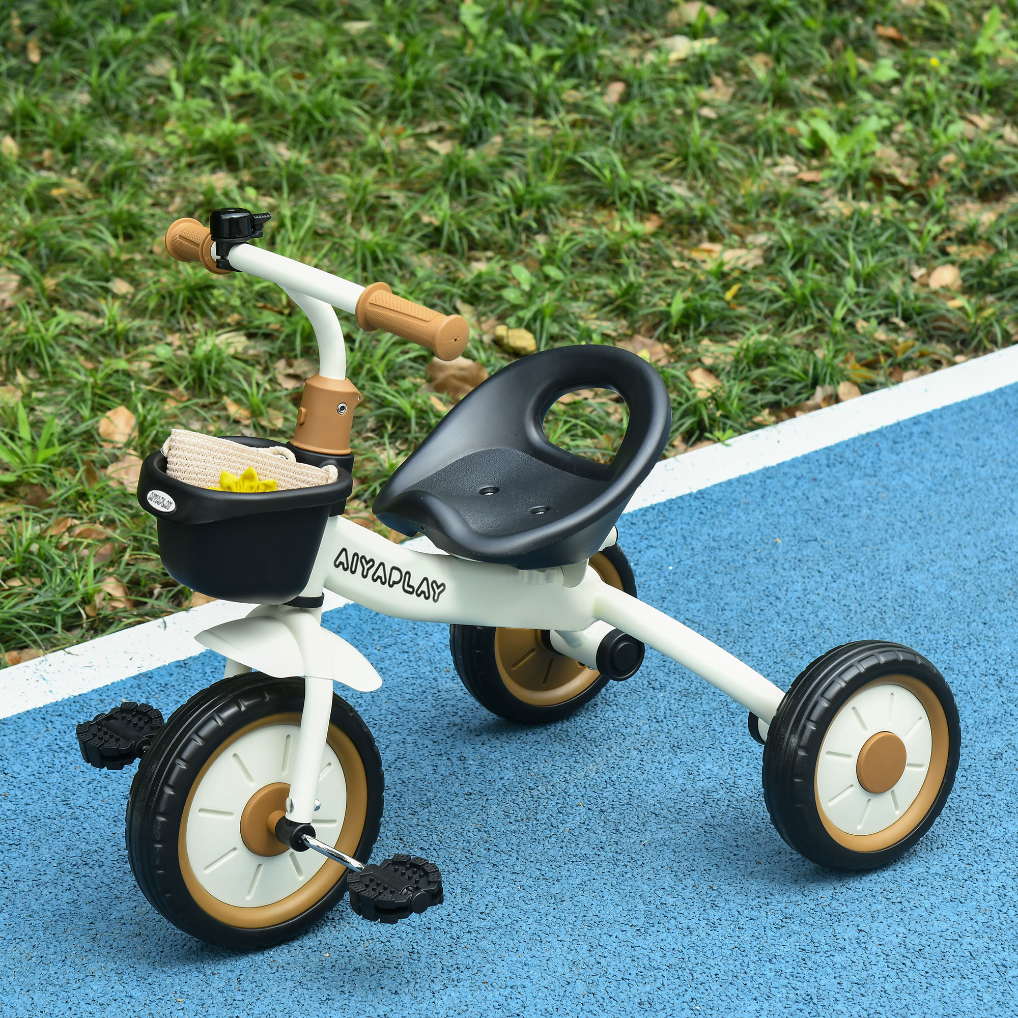 Children's Tricycle With Adjustable Seats, Basket, And Bell, Suitable — image 4