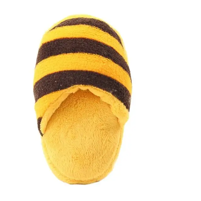 Dazzle colour stripe slipper - Yellow Brown