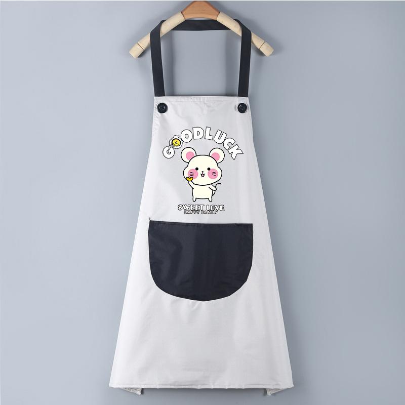 Title 3, Waterproof PVC Waistband Cartoon Apron Cleaning...