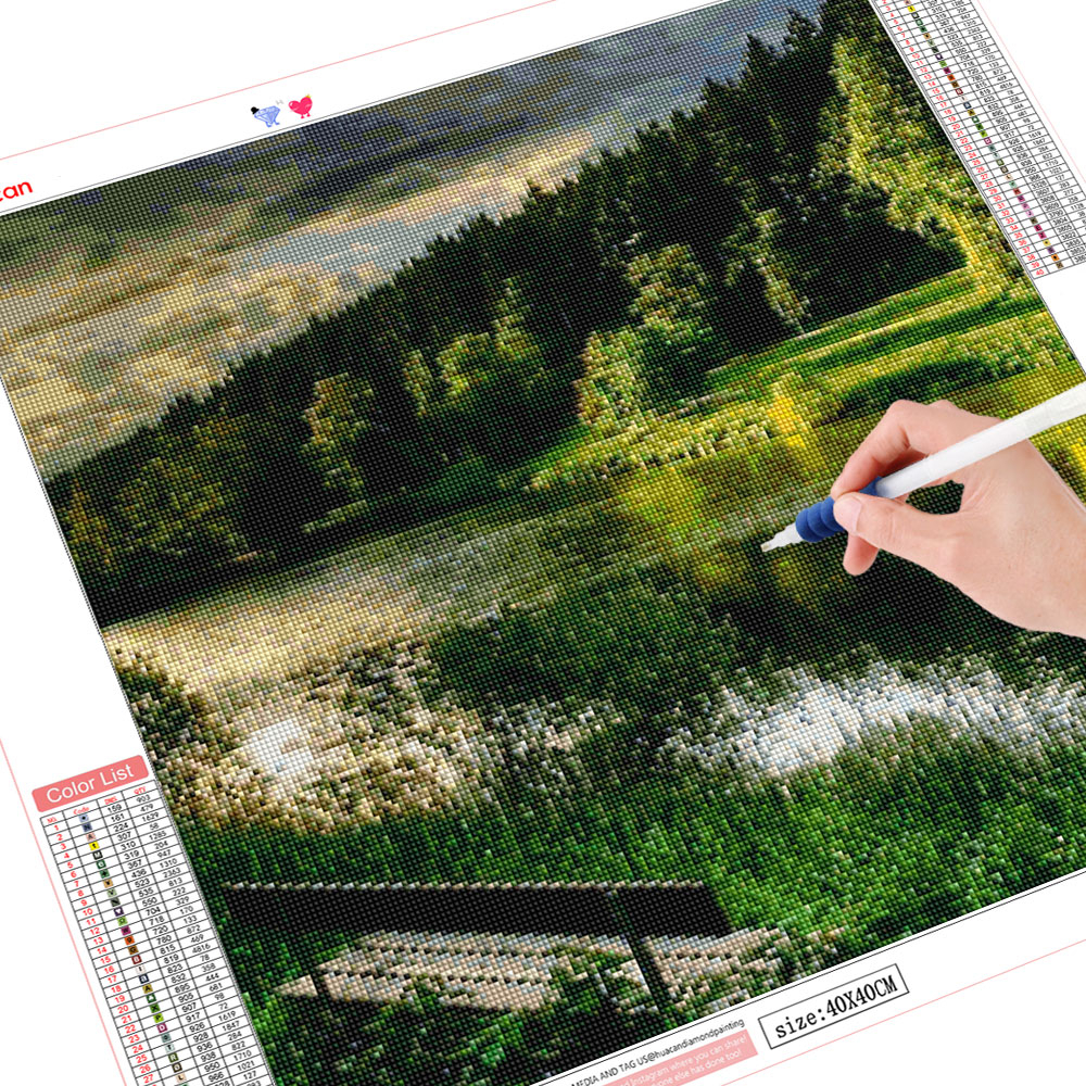 Natural Scenery Diamond Painting 5D Embroidery Square Or Round Drill Bit